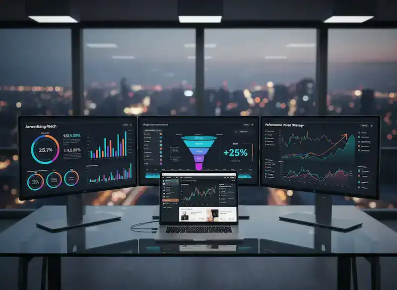 Performance advertising e lead generation dashboard analisi dati immagine home